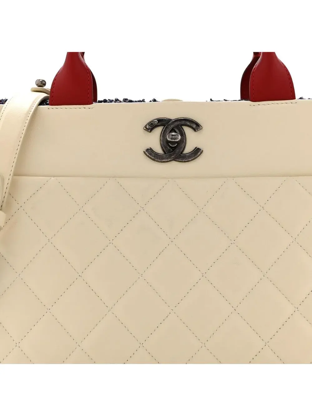 Chanel Calfskin Tweed Quilted Large #281486C23B